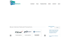 Desktop Screenshot of bowenadvisors.com